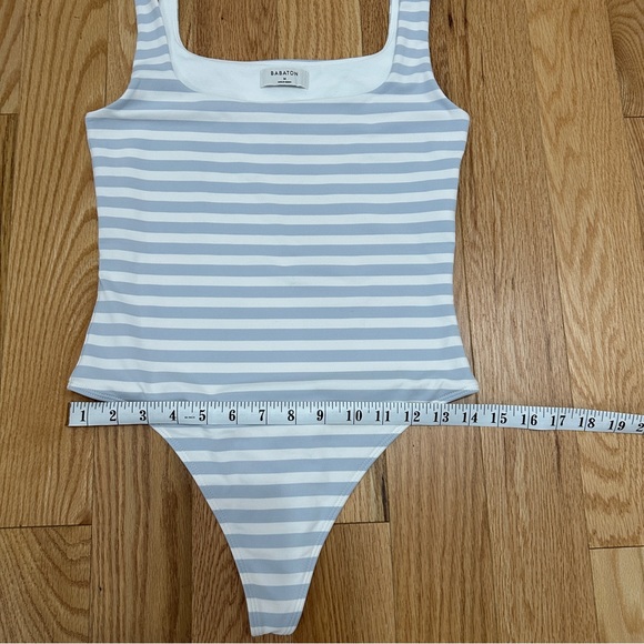 Babaton Tank Bodysuit - cement bl/snow - size Med - Picture 8 of 9